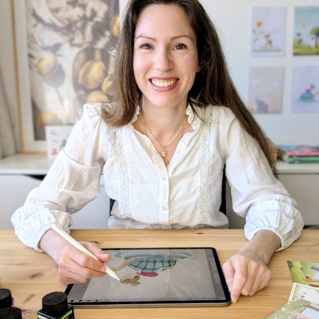 Natascha Roodzant met iPad